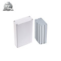 Carcasa de aluminio electrónica de nivel superior 52x52 blanco plata